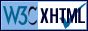 Validated by W3C XHTML